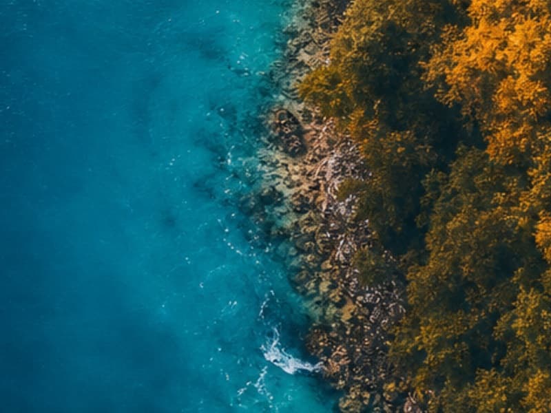 Desembocadura del río Magdalena en el Caribe, Colombia